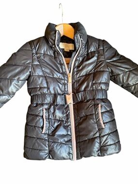 Michael Kors Girls Black Quilted Puffer Jacket